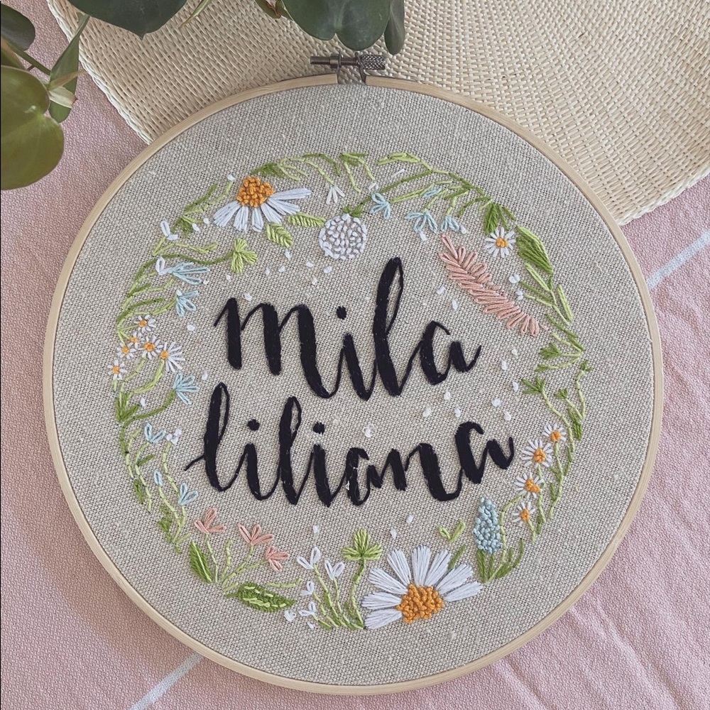 Personalized Name Embroideries